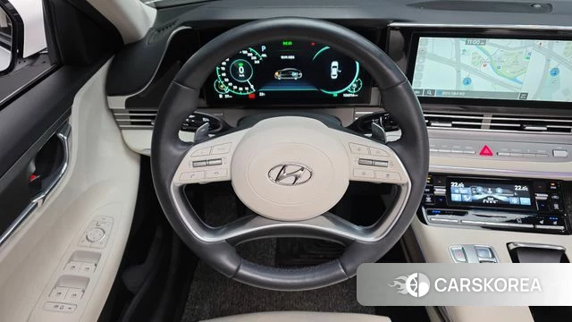 Hyundai The New Grandeur IG Hybrid 2021 Белый из Кореи, фото 4