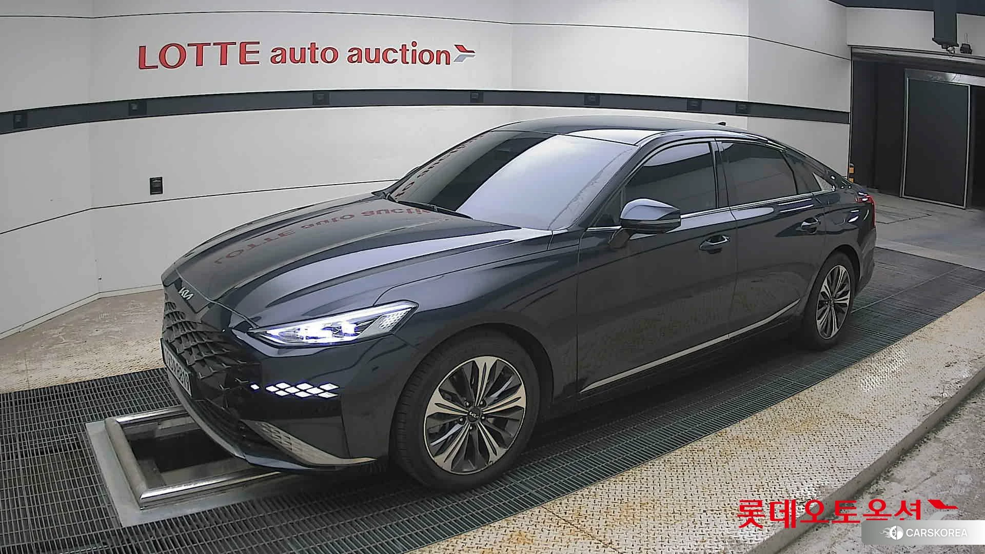 Kia K8 2022 Gravity Blue из Кореи, фото 4