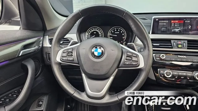 BMW X1 (F48) 2021 Черный из Кореи, фото 4