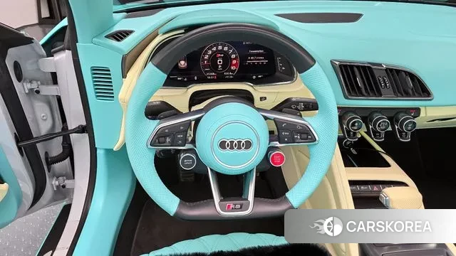 Audi R8 (4S) 2021 Небесно-голубой из Кореи, фото 4