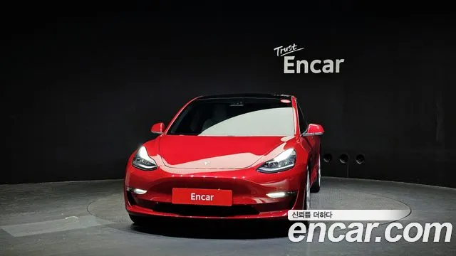 Tesla Model 3 2020 Красный из Кореи, фото 4