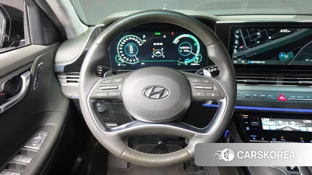 Hyundai The New Grandeur IG Hybrid 2022 Черный из Кореи, фото 4