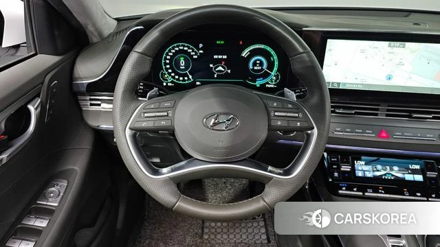 Hyundai The New Grandeur IG Hybrid 2022 Белый из Кореи, фото 4