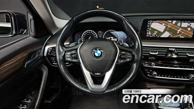 BMW 5 Series (G30) 2019 Черный из Кореи, фото 4