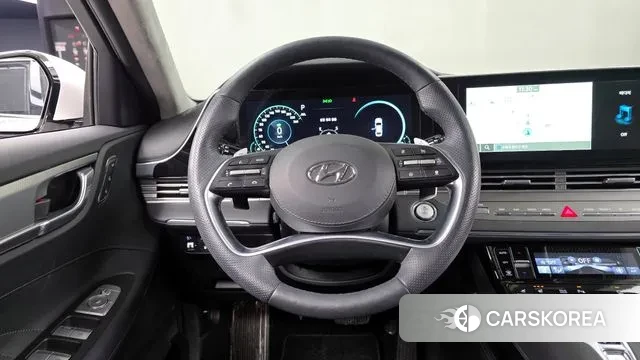 Hyundai The New Grandeur IG Hybrid 2021 Белый из Кореи, фото 4