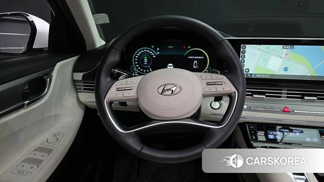 Hyundai The New Grandeur IG Hybrid 2022 Белый из Кореи, фото 4