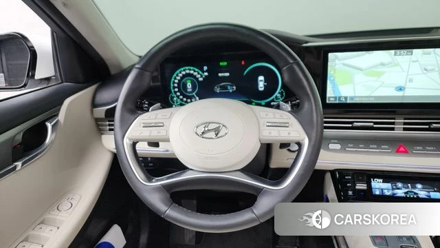 Hyundai The New Grandeur IG Hybrid 2022 Белый из Кореи, фото 4