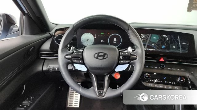 Hyundai The New Avante (CN7) 2023 Небесно-голубой из Кореи, фото 4