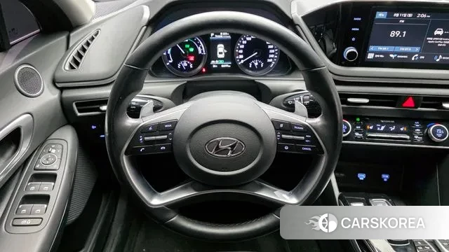 Hyundai Sonata Hybrid (DN8) 2021 Серебристо-серый из Кореи, фото 4
