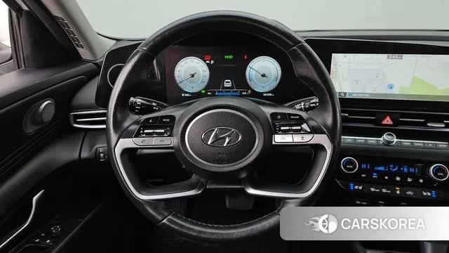 Hyundai Avante Hybrid (CN7) 2022 Белый из Кореи, фото 4