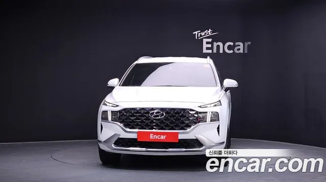 Hyundai The New Santa Fe 2021 Белый из Кореи, фото 4