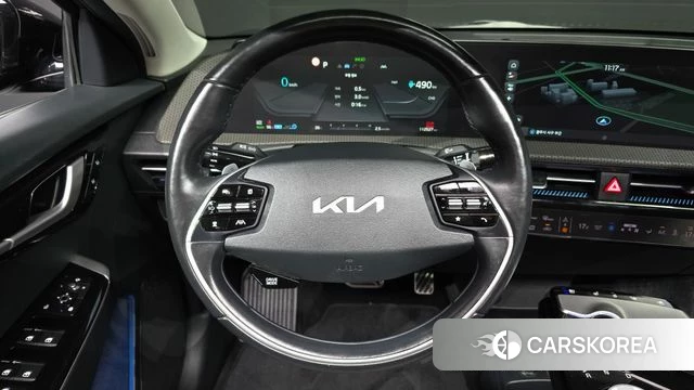 Kia EV6 2022 Синий из Кореи, фото 4