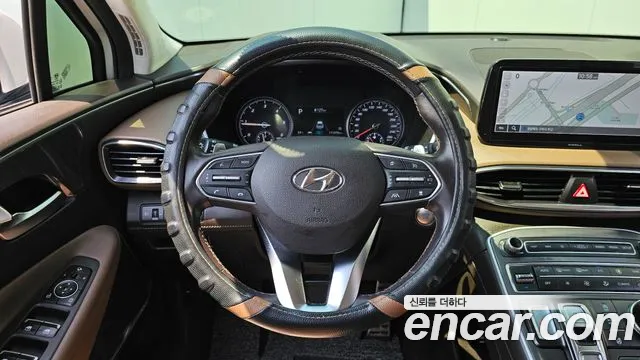 Hyundai The New Santa Fe 2021 Белый из Кореи, фото 4