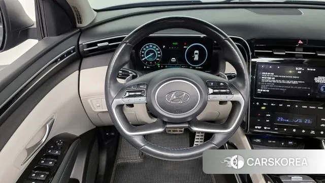 Hyundai Tucson Hybrid (NX4) 2021 Серый из Кореи, фото 4