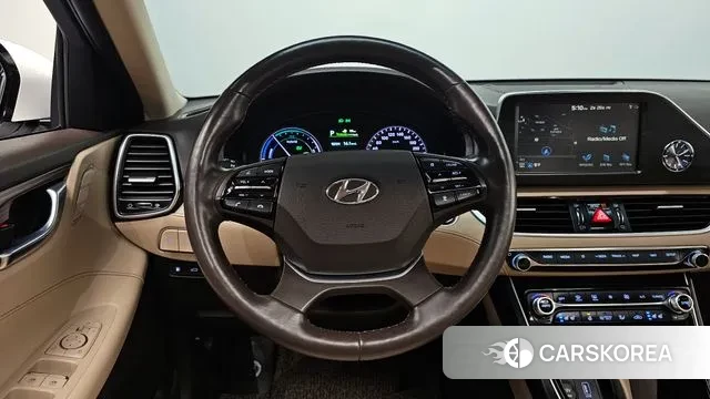 Hyundai Grandeur IG Hybrid 2019 Белый из Кореи, фото 4