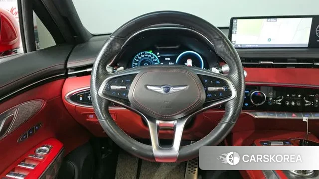 Genesis GV70 2021 Красный из Кореи, фото 4