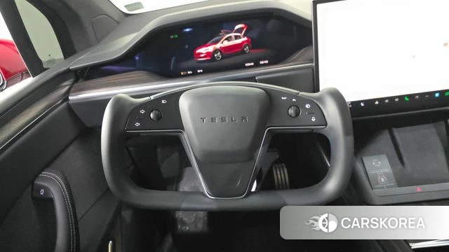 Tesla Model X 2023 Красный из Кореи, фото 4