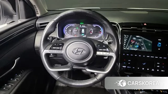 Hyundai Tucson Hybrid (NX4) 2021 Белый из Кореи, фото 4