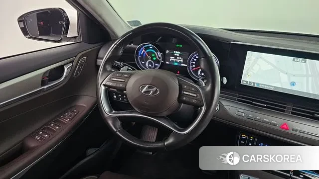 Hyundai The New Grandeur IG Hybrid 2021 Белый из Кореи, фото 4