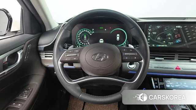 Hyundai The New Grandeur IG Hybrid 2021 Белый из Кореи, фото 4