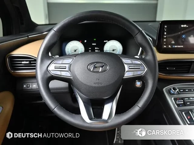 Hyundai The New Santa Fe 2022 Черный из Кореи, фото 4