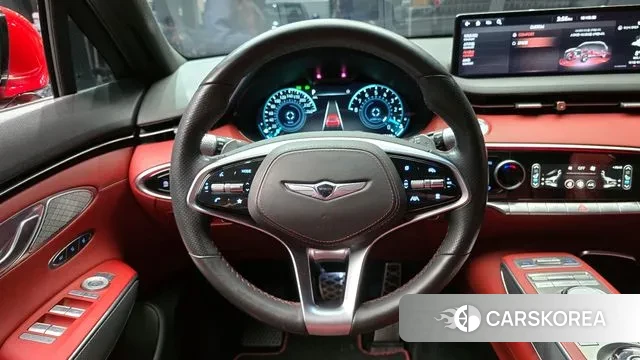 Genesis GV70 2021 Красный из Кореи, фото 4