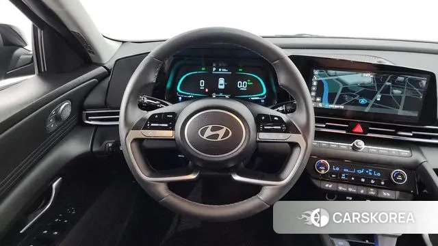 Hyundai The New Avante Hybrid (CN7) 2025 Черный из Кореи, фото 4