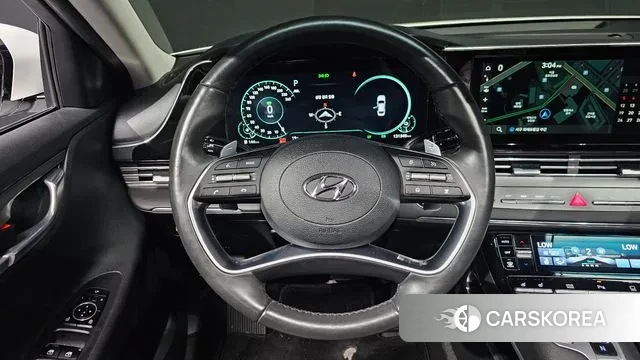 Hyundai The New Grandeur IG Hybrid 2022 Белый из Кореи, фото 4