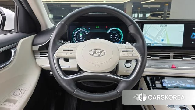 Hyundai The New Grandeur IG Hybrid 2022 Белый из Кореи, фото 4