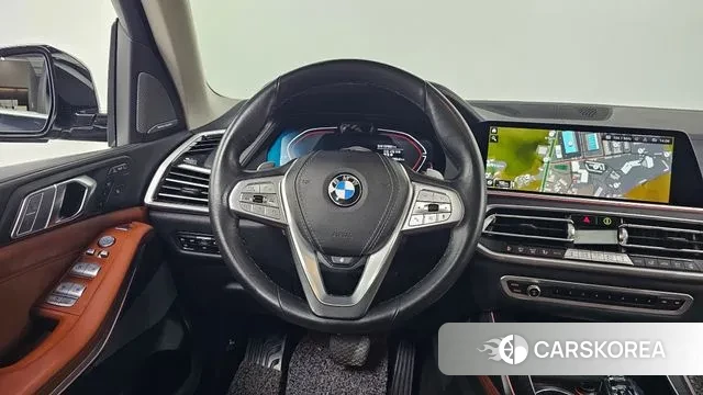 BMW X7 (G07) 2022 Небесно-голубой из Кореи, фото 4