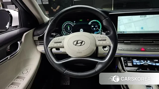 Hyundai The New Grandeur IG Hybrid 2022 Белый из Кореи, фото 4