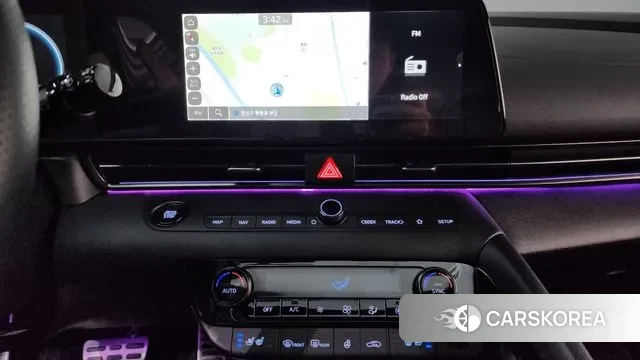 Hyundai Avante (CN7) 2022 Небесно-голубой из Кореи, фото 4