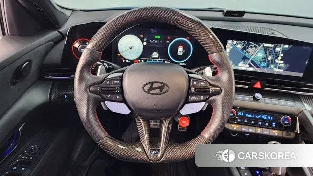 Hyundai The New Avante (CN7) 2023 Небесно-голубой из Кореи, фото 4