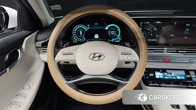 Hyundai The New Grandeur IG Hybrid 2021 Белый из Кореи, фото 4