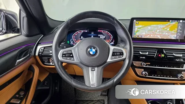 BMW 5 Series (G30) 2023 Черный из Кореи, фото 4