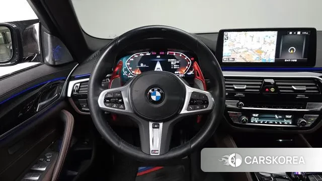 BMW 5 Series (G30) 2023 Черный из Кореи, фото 4