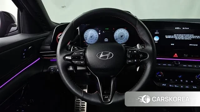 Hyundai The New Avante (CN7) 2023 Черный из Кореи, фото 4