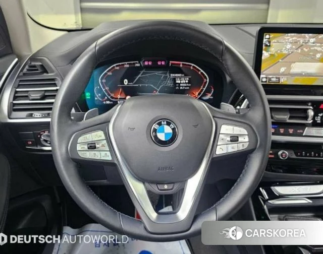 BMW X3 (G01) 2022 Черный из Кореи, фото 4