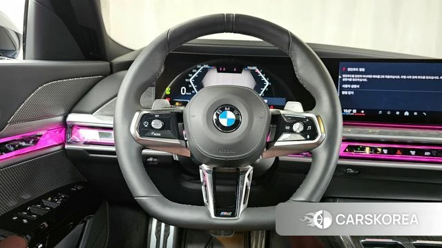 BMW 7 Series (G70) 2024 Черный из Кореи, фото 4