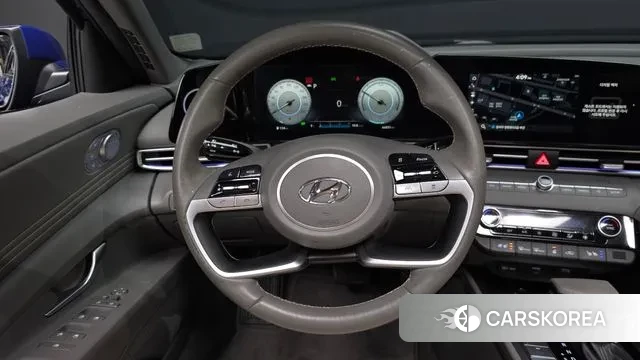 Hyundai Avante Hybrid (CN7) 2023 Синий из Кореи, фото 4