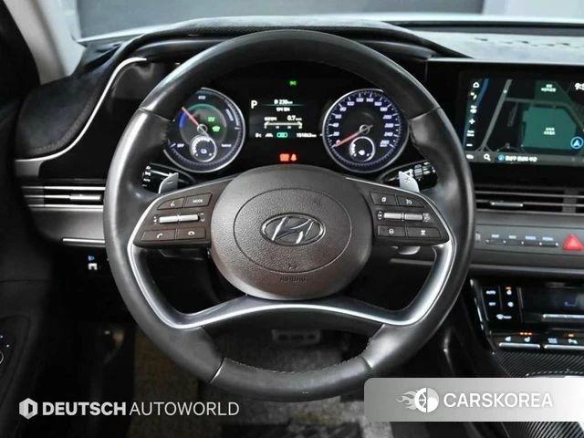 Hyundai The New Grandeur IG Hybrid 2022 Белый из Кореи, фото 4