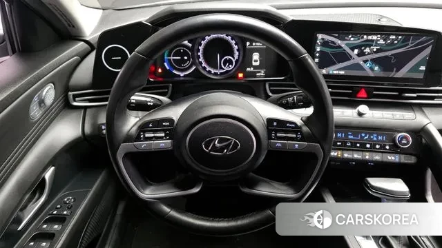 Hyundai Avante Hybrid (CN7) 2022 Белый из Кореи, фото 4