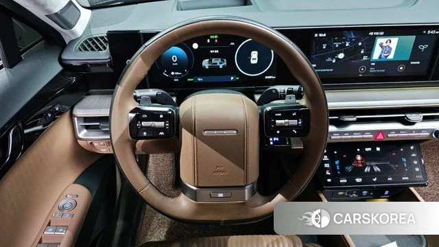 Hyundai Grandeur Hybrid (GN7) 2023 Черный из Кореи, фото 4