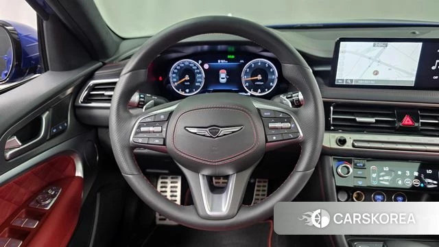 Genesis The New G70 2023 Синий из Кореи, фото 4