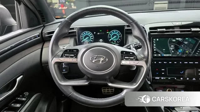 Hyundai Tucson Hybrid (NX4) 2020 Темно-зеленый из Кореи, фото 4