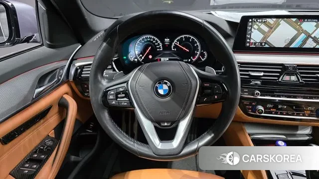 BMW 5 Series (G30) 2018 Серый из Кореи, фото 4