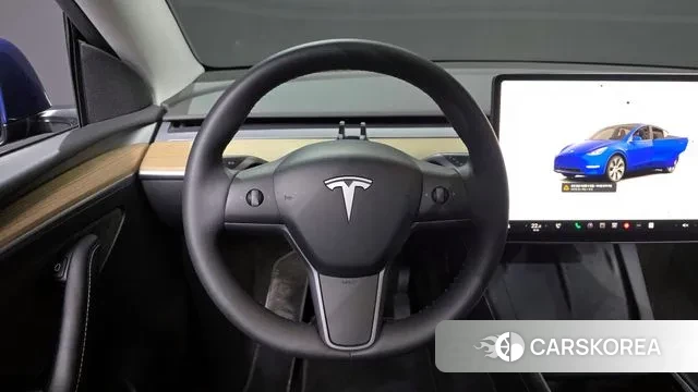 Tesla Model Y 2023 Синий из Кореи, фото 4