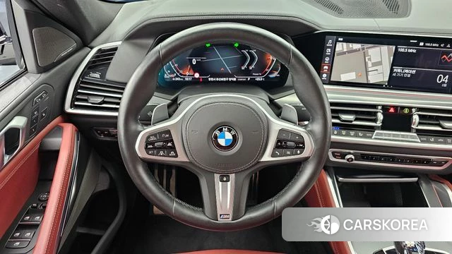 BMW X6 (G06) 2021 Небесно-голубой из Кореи, фото 4