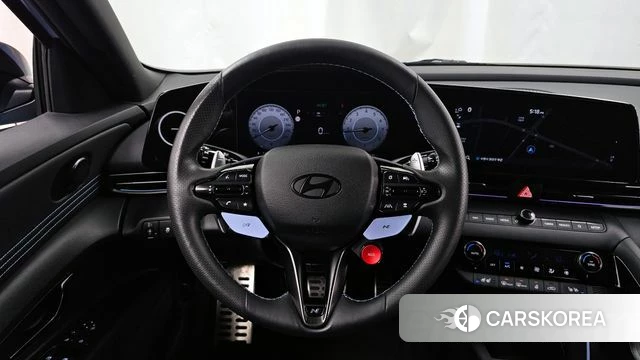 Hyundai The New Avante (CN7) 2023 Небесно-голубой из Кореи, фото 4