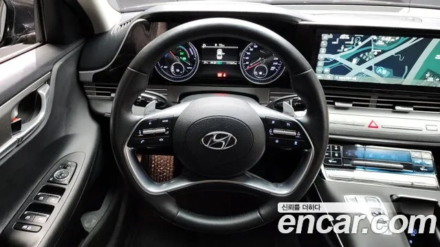 Hyundai The New Grandeur IG Hybrid 2021 Черный из Кореи, фото 4